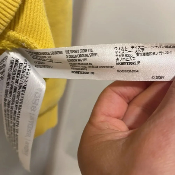 DISNEY Mickey Mouse woman’s yellow sweatshirt - Picture 11 of 11